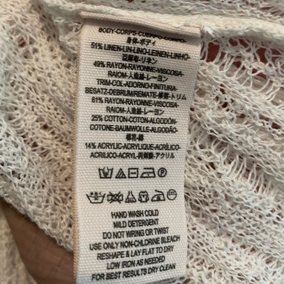 Free People Smokey Fringe Boho Festival Vest Cardigan NWT - Picture 6 of 8